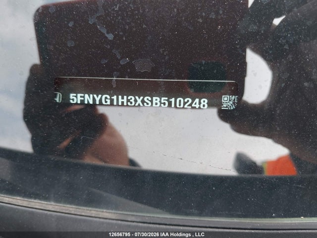 12656795 :رقم المزاد ، 5FNYG1H3XSB510248 vin ، 2025 Honda Pilot Sport مزاد بيع