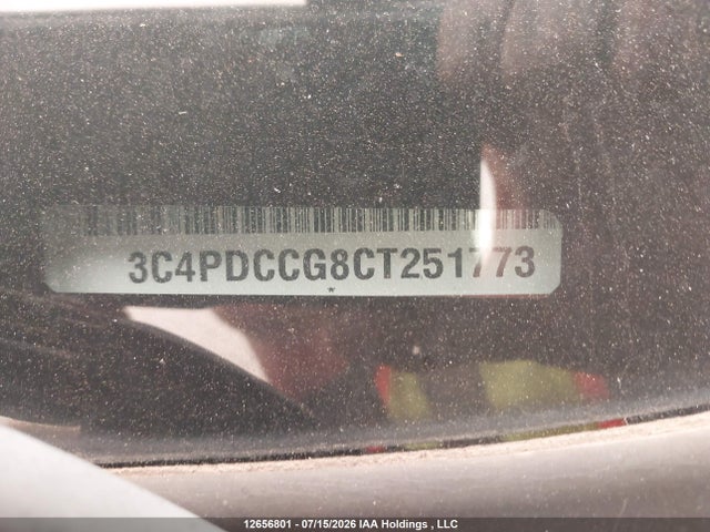 12656801 :رقم المزاد ، 3C4PDCCG8CT251773 vin ، 2012 Dodge Journey Sxt مزاد بيع