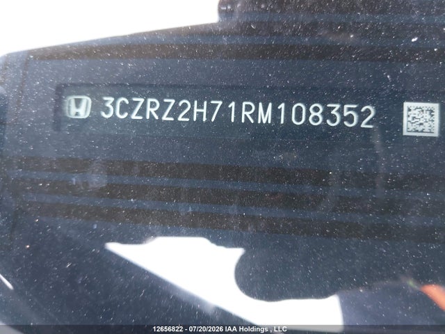 2024 Honda Hr-v Ex-l Navi მანქანა იყიდება აუქციონზე, vin: 3CZRZ2H71RM108352, აუქციონის ნომერი: 12656822