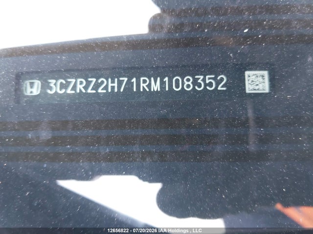 2024 Honda Hr-v Ex-l Navi მანქანა იყიდება აუქციონზე, vin: 3CZRZ2H71RM108352, აუქციონის ნომერი: 12656822
