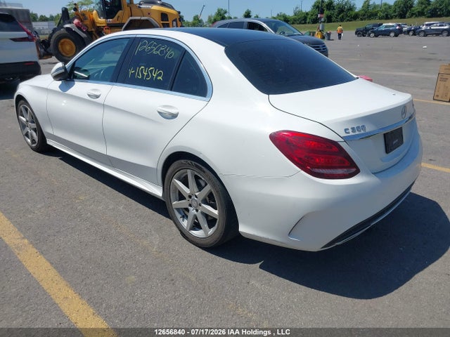 2016 Mercedes-benz C 300 4matic მანქანა იყიდება აუქციონზე, vin: 55SWF4KB2GU154542, აუქციონის ნომერი: 12656840