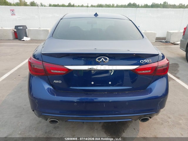 2018 Infiniti Q50 3.0t Red Sport 400 მანქანა იყიდება აუქციონზე, vin: JN1FV7AR8JM480822, აუქციონის ნომერი: 12656905
