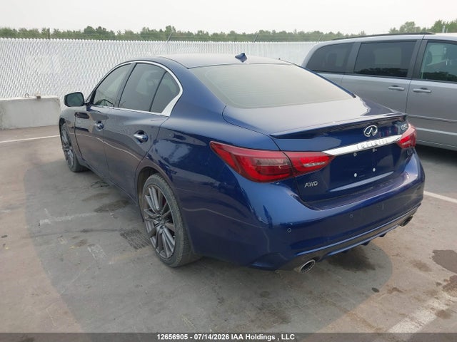 2018 Infiniti Q50 3.0t Red Sport 400 მანქანა იყიდება აუქციონზე, vin: JN1FV7AR8JM480822, აუქციონის ნომერი: 12656905