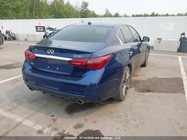 2018 Infiniti Q50 3.0t Red Sport 400 მანქანა იყიდება აუქციონზე, vin: JN1FV7AR8JM480822, აუქციონის ნომერი: 12656905
