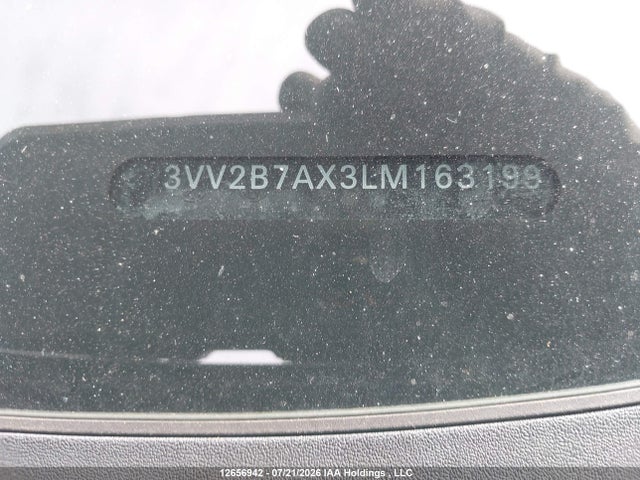 Aukcja sprzedaży 2020 Volkswagen Tiguan Comfortline/iq Drive, vin: 3VV2B7AX3LM163199, numer aukcji: 12656942