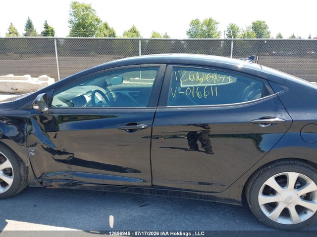 12656945 :رقم المزاد ، 5NPDH4AE6BH016611 vin ، 2011 Hyundai Elantra Gls/limited مزاد بيع