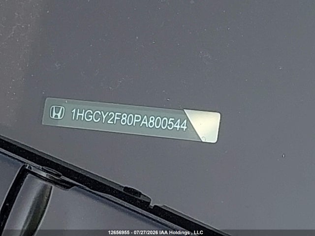 2023 Honda Accord Touring Hybrid მანქანა იყიდება აუქციონზე, vin: 1HGCY2F80PA800544, აუქციონის ნომერი: 12656955