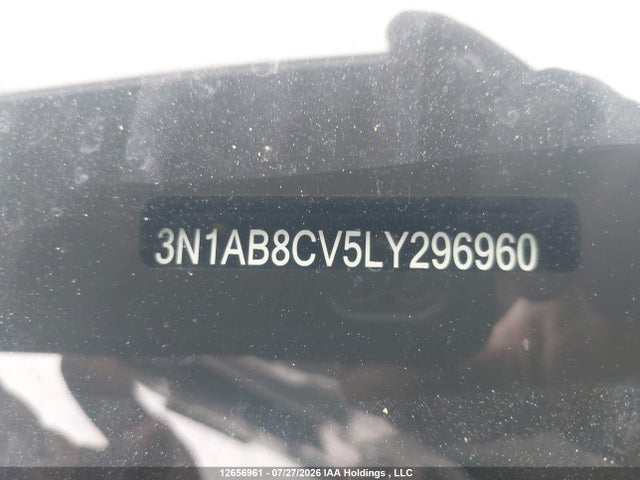 2020 Nissan Sentra Sv მანქანა იყიდება აუქციონზე, vin: 3N1AB8CV5LY296960, აუქციონის ნომერი: 12656961
