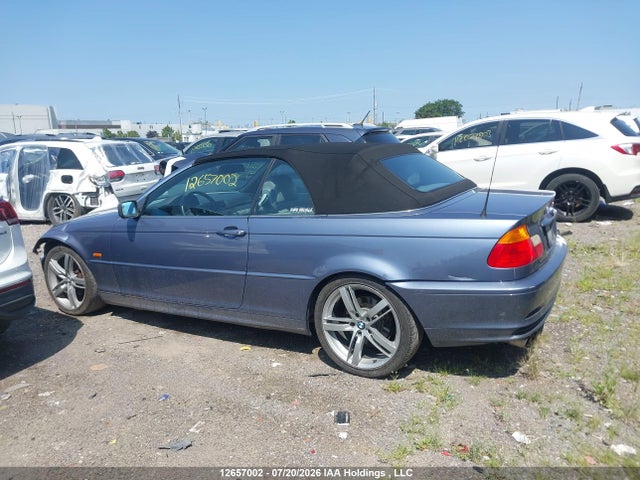12657002 :رقم المزاد ، WBABS33461JY57452 vin ، 2001 Bmw 325 Ci مزاد بيع