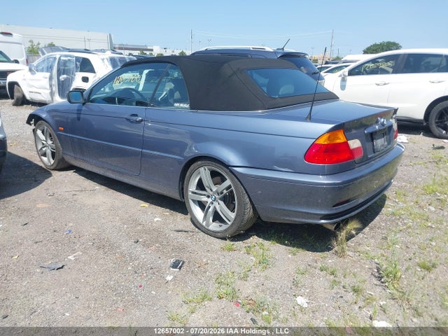 12657002 :رقم المزاد ، WBABS33461JY57452 vin ، 2001 Bmw 325 Ci مزاد بيع