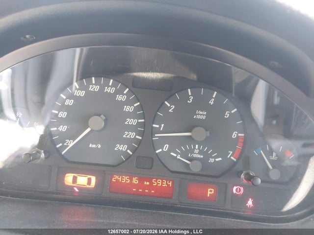 12657002 :رقم المزاد ، WBABS33461JY57452 vin ، 2001 Bmw 325 Ci مزاد بيع