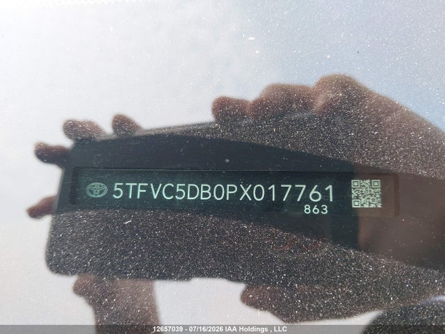 5TFVC5DB0PX017761 Toyota Tundra Hybrid Capstone