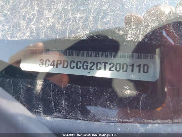 12657041 :رقم المزاد ، 3C4PDCCG2CT200110 vin ، 2012 Dodge Journey Sxt مزاد بيع