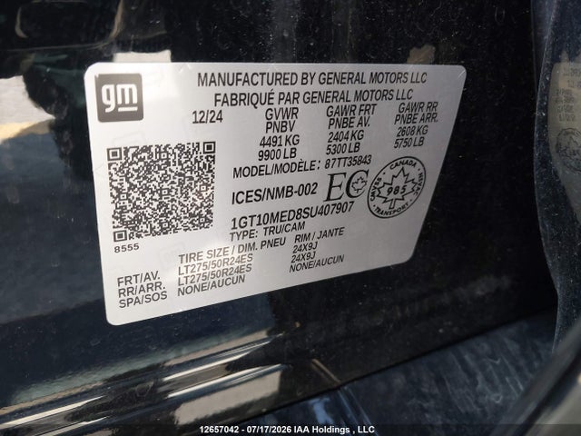 1GT10MED8SU407907 GMC SIERRA DENALI