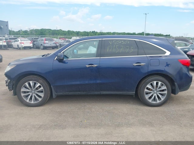 Продажа на аукционе авто 2016 Acura Mdx Navigation Package, vin: 5FRYD4H43GB507507, номер лота: 12657073