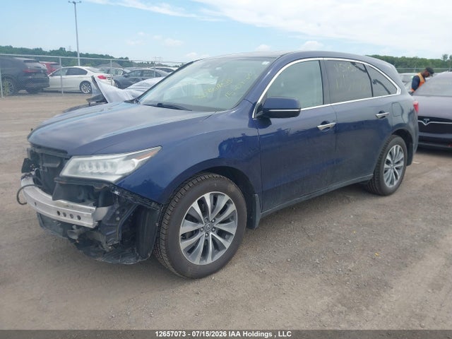 Продажа на аукционе авто 2016 Acura Mdx Navigation Package, vin: 5FRYD4H43GB507507, номер лота: 12657073