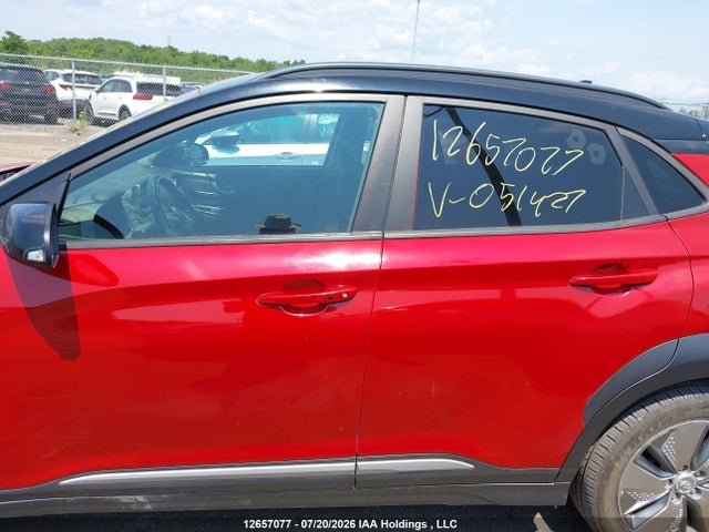 12657077 :رقم المزاد ، KM8K23AG4KU051427 vin ، 2019 Hyundai Kona Sel مزاد بيع
