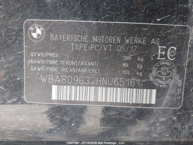 WBA8D9G32HNU65161 BMW 330 XI