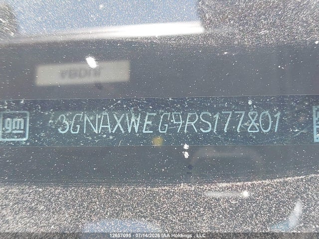 3GNAXWEG9RS177801 Chevrolet EQUINOX RS