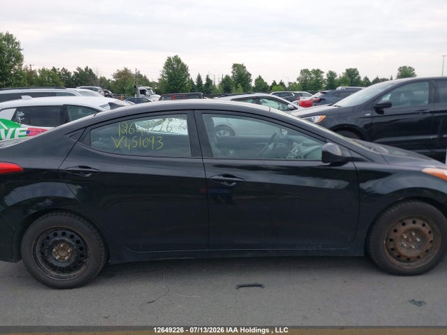 12649226 :رقم المزاد ، 5NPDH4AE0DH451093 vin ، 2013 Hyundai Elantra Gl مزاد بيع