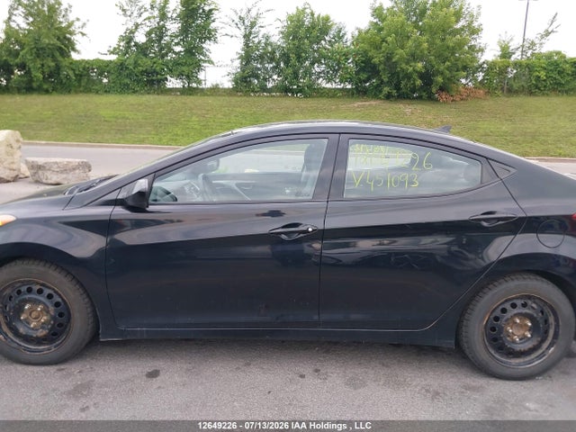 12649226 :رقم المزاد ، 5NPDH4AE0DH451093 vin ، 2013 Hyundai Elantra Gl مزاد بيع