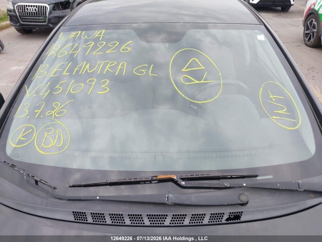 12649226 :رقم المزاد ، 5NPDH4AE0DH451093 vin ، 2013 Hyundai Elantra Gl مزاد بيع