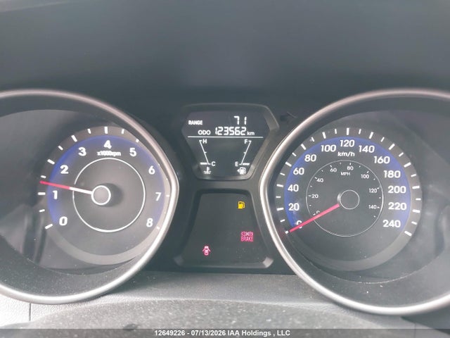 12649226 :رقم المزاد ، 5NPDH4AE0DH451093 vin ، 2013 Hyundai Elantra Gl مزاد بيع