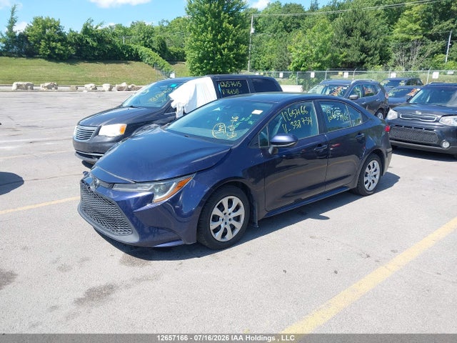 2022 Toyota Corolla Le მანქანა იყიდება აუქციონზე, vin: 5YFBPMBEXNP338734, აუქციონის ნომერი: 12657166