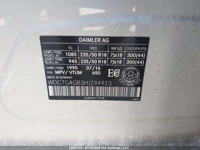 Mercedes-Benz GLA-Class 2017 WDCTG4GB3HJ294923 Image 21