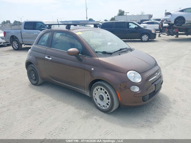 12657190 :رقم المزاد ، 3C3CFFARXCT377555 vin ، 2012 Fiat 500 Pop مزاد بيع