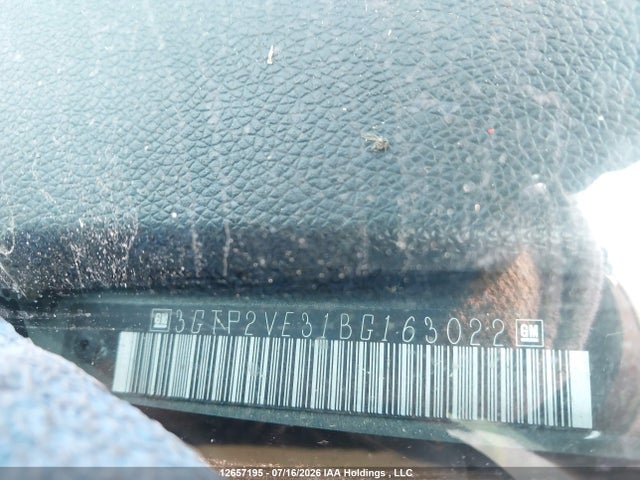 12657195 :رقم المزاد ، 3GTP2VE31BG163022 vin ، 2011 Gmc Sierra K1500 Sle مزاد بيع