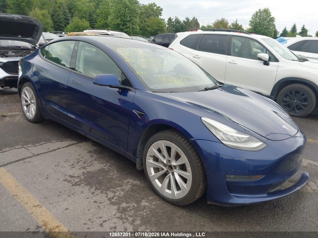 Продаж на аукціоні авто 2022 Tesla Model 3 Rwd/standard Range, vin: 5YJ3E1EA1NF258154, номер лоту: 12657201