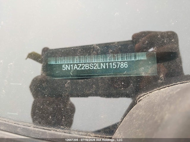 Продаж на аукціоні авто 2020 Nissan Murano Sv, vin: 5N1AZ2BS2LN115786, номер лоту: 12657205