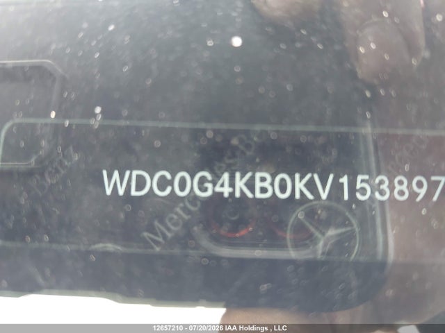 2019 Mercedes-benz Glc 300 4matic მანქანა იყიდება აუქციონზე, vin: WDC0G4KB0KV153897, აუქციონის ნომერი: 12657210
