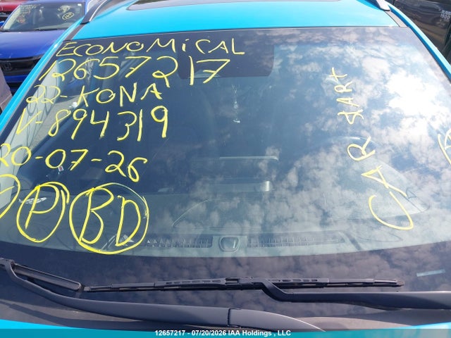 Aukcja sprzedaży 2022 Hyundai Kona Preferred Awd With Sun And Leather Package, vin: KM8K6CAB1NU894319, numer aukcji: 12657217