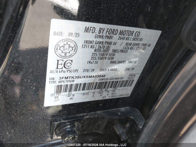 Ford Mustang Mach-e Premium 2025 3FMTK3SUXSMA53048 Image 9