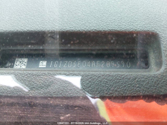 12657233 :رقم المزاد ، 1G1ZD5E04AF209590 vin ، 2010 Chevrolet Malibu Lt Platinum Edition مزاد بيع