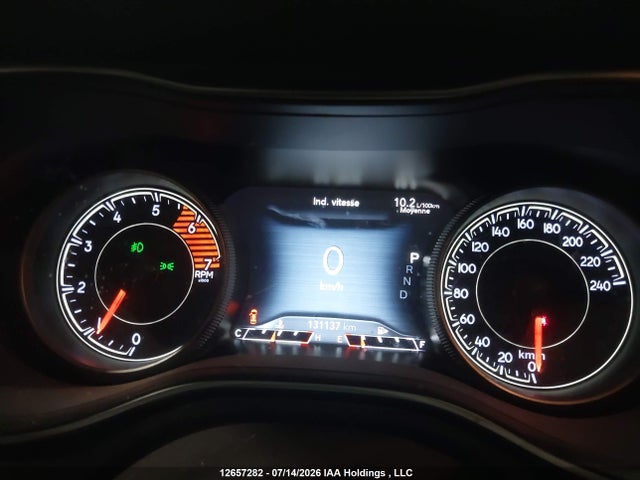 2019 Jeep Cherokee Trailhawk მანქანა იყიდება აუქციონზე, vin: 1C4PJMBN3KD214309, აუქციონის ნომერი: 12657282