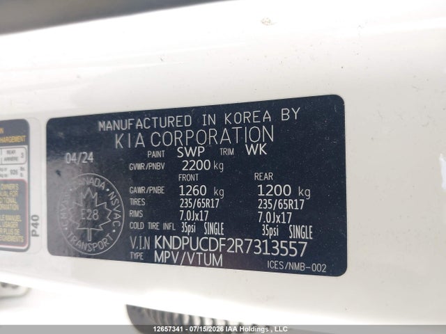 KIA Sportage Lx 2024 KNDPUCDF2R7313557 Image 9