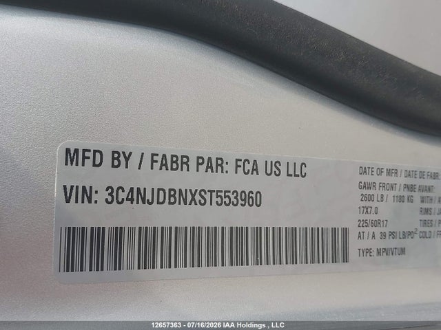 Jeep Compass Latitude 2025 3C4NJDBNXST553960 Image 9