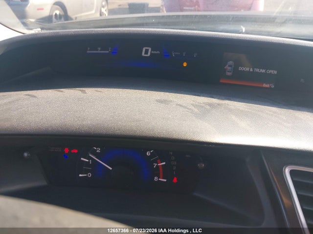 2013 Honda Civic Lx მანქანა იყიდება აუქციონზე, vin: 2HGFG3B57DH001407, აუქციონის ნომერი: 12657366