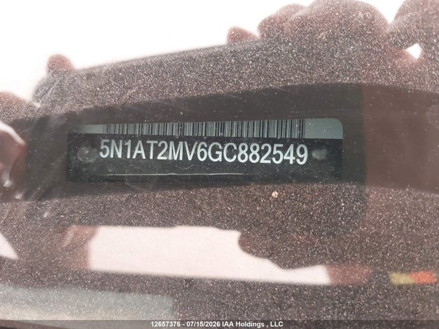 5N1AT2MV6GC882549 Nissan Rogue S/sl/sv