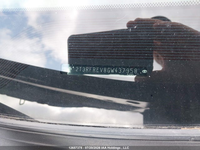 Aukcja sprzedaży 2016 Toyota Rav4 Xle, vin: 2T3RFREV8GW437958, numer aukcji: 12657378