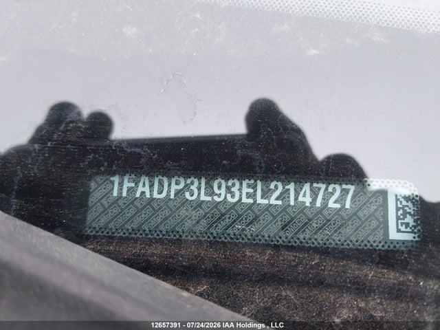 12657391 :رقم المزاد ، 1FADP3L93EL214727 vin ، 2014 Ford Focus St St مزاد بيع