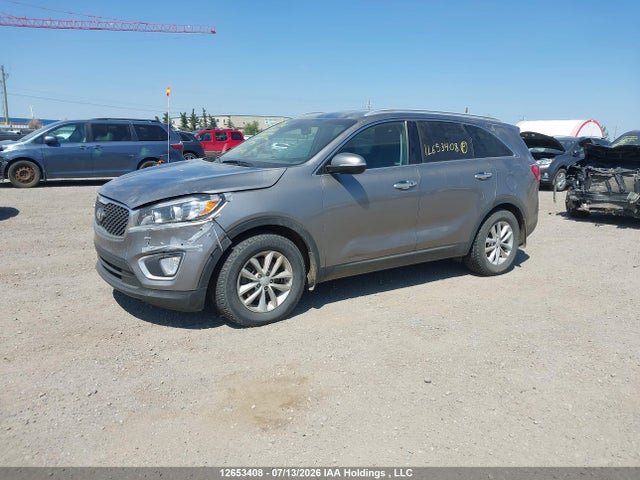 12653408 :رقم المزاد ، 5XYPGDA19JG392299 vin ، 2018 Kia Sorento 2.0l Lx مزاد بيع