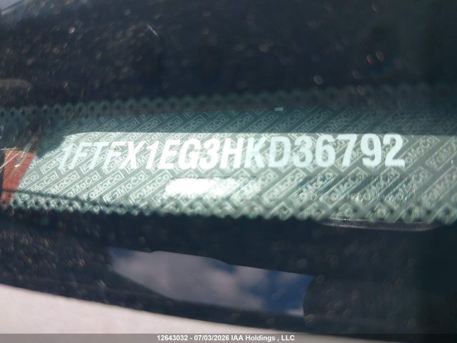 Aukcja sprzedaży 2017 Ford F-150 Xlt, vin: 1FTFX1EG3HKD36792, numer aukcji: 12643032