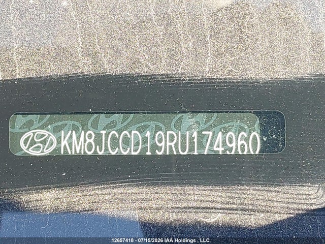 12657418 :رقم المزاد ، KM8JCCD19RU174960 vin ، 2024 Hyundai Tucson Luxury Awd مزاد بيع