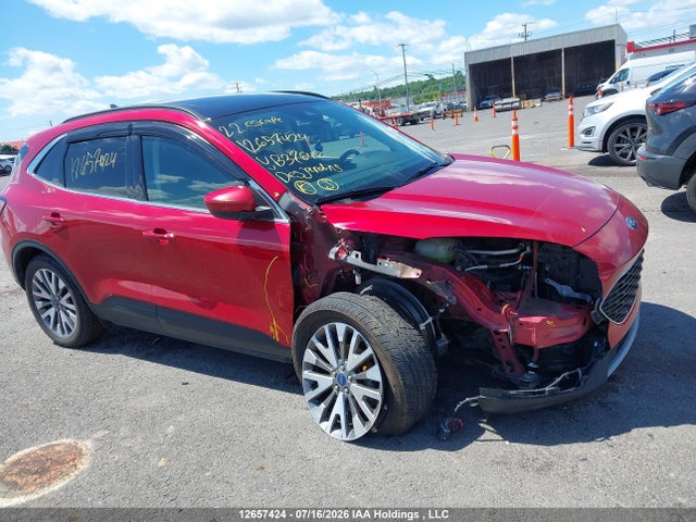 Продажа на аукционе авто 2022 Ford Escape Titanium, vin: 1FMCU9J91NUB37642, номер лота: 12657424