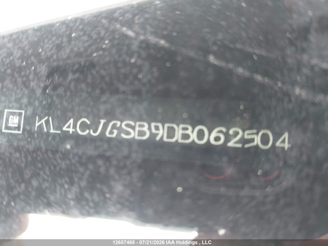 Aukcja sprzedaży 2013 Buick Encore, vin: KL4CJGSB9DB062504, numer aukcji: 12657468