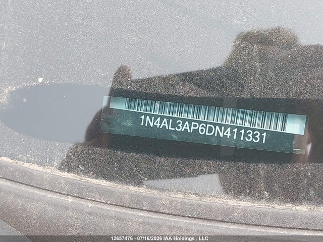 12657476 :رقم المزاد ، 1N4AL3AP6DN411331 vin ، 2013 Nissan Altima 2.5/2.5 S/2.5 Sl/2.5 Sv مزاد بيع